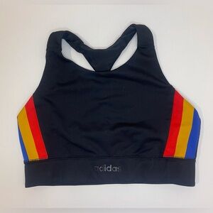 Adidas Women’s Side-Stripe Low-Impact Sports Bra‎ Size S